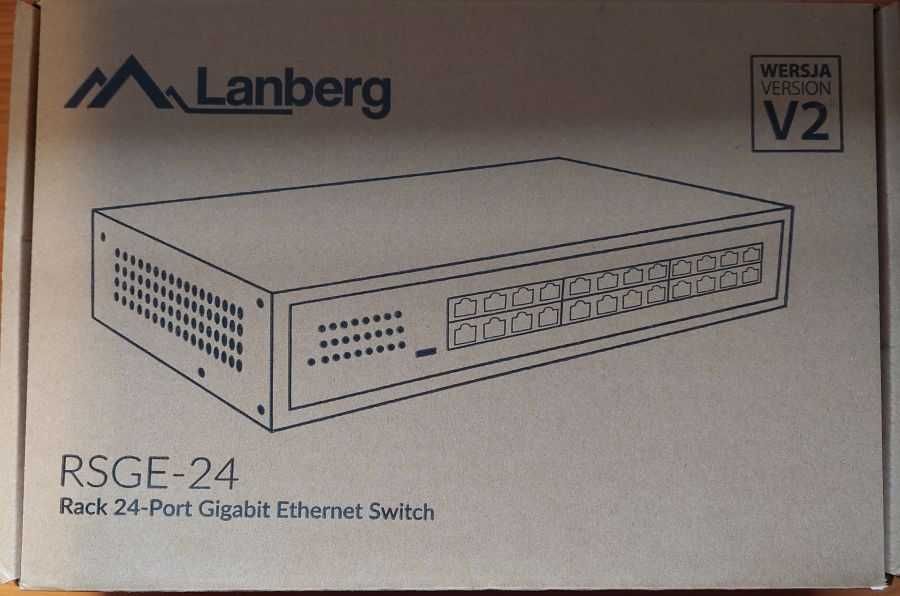 Switch niezarządzalny Lanberg RSGE-24 RACK 19''