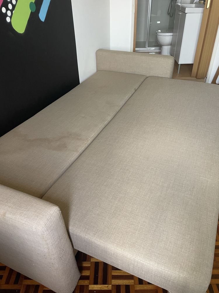 Sofa cama Ikea bege