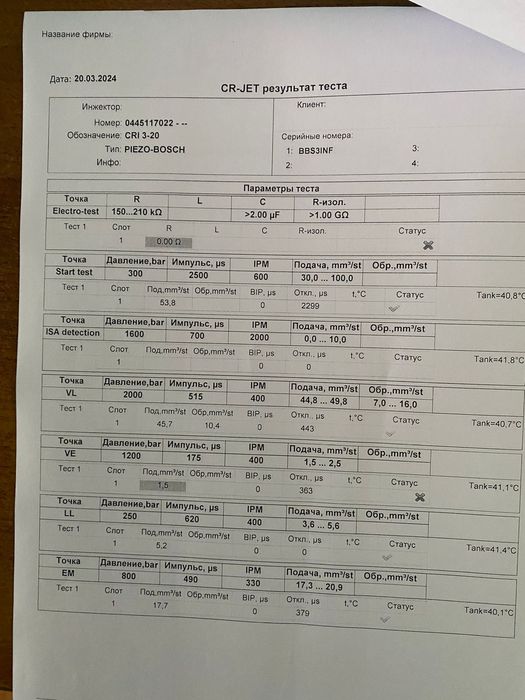 Форсунка дизельна 3.0 Audi Q7 4L TDI Ауди КУ7 4Л форсунки дизель кю7