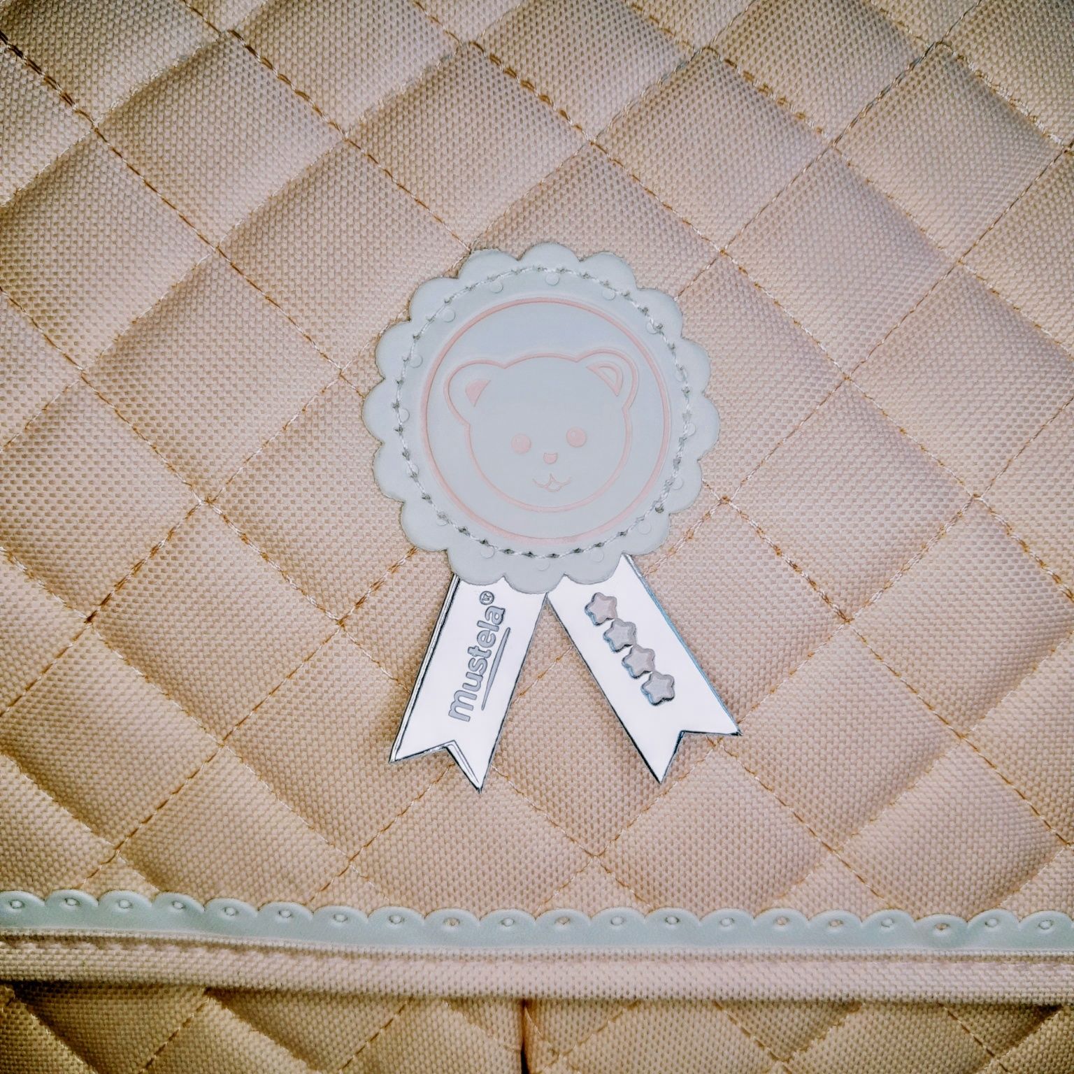 Mustela duża różowa torba podróżna do wózka dziecięcego organizer