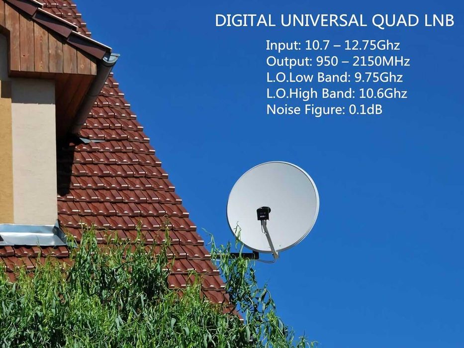 Konwerter Satelitarny 4K Poczwórny quad XSquare IT-4077