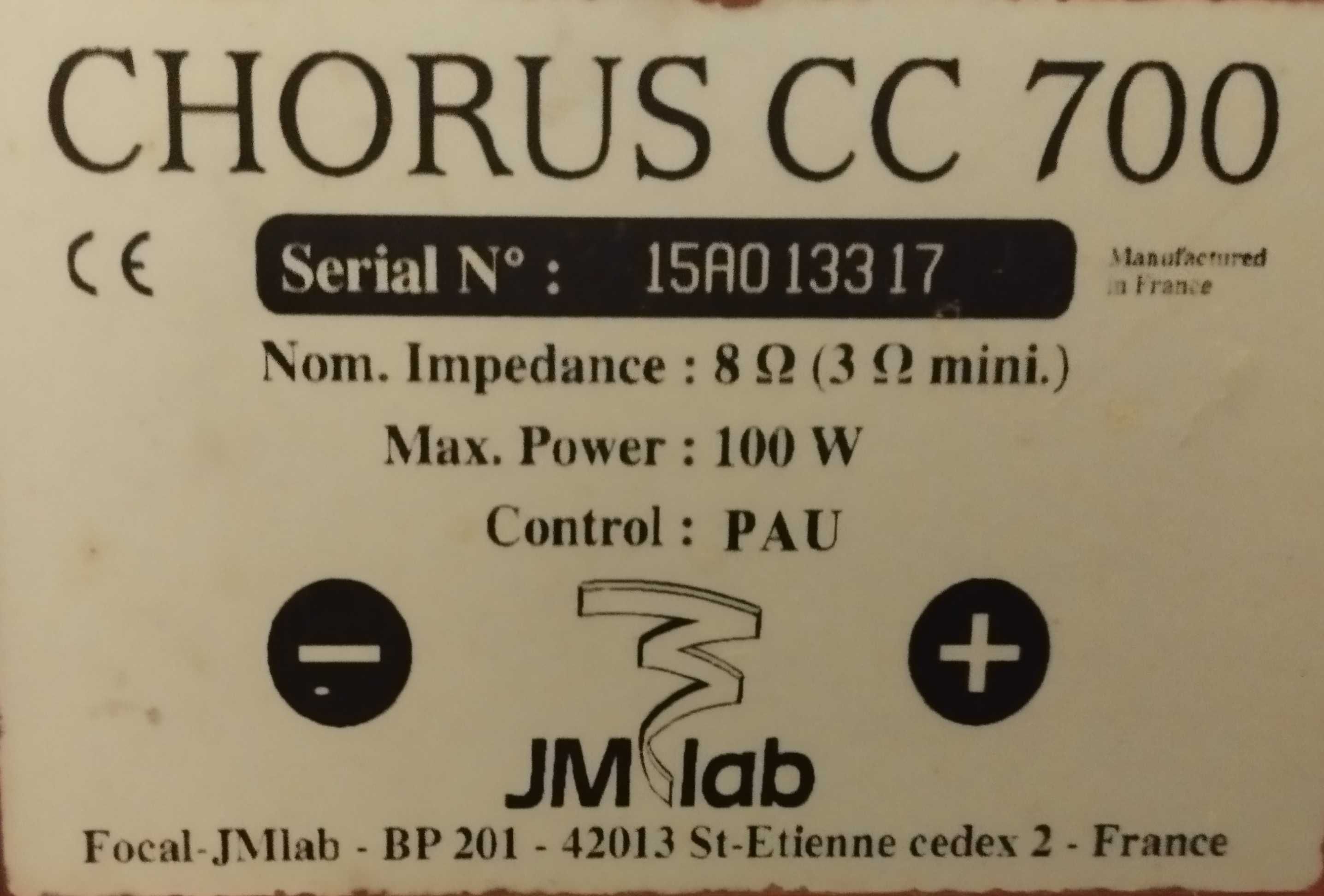 Sistema de Som JM Lab Chorus CC 700