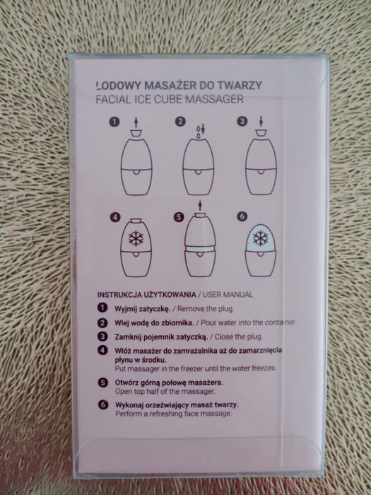 lodowy masażer do twarzy