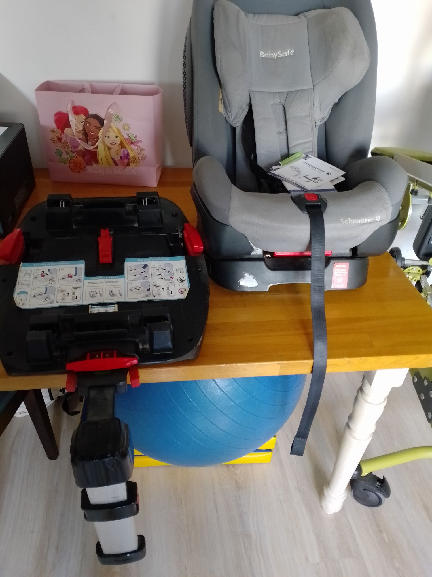 Fotelik samochodowy BabySafe Schnauzer Szary 0-18kg ISOFIX