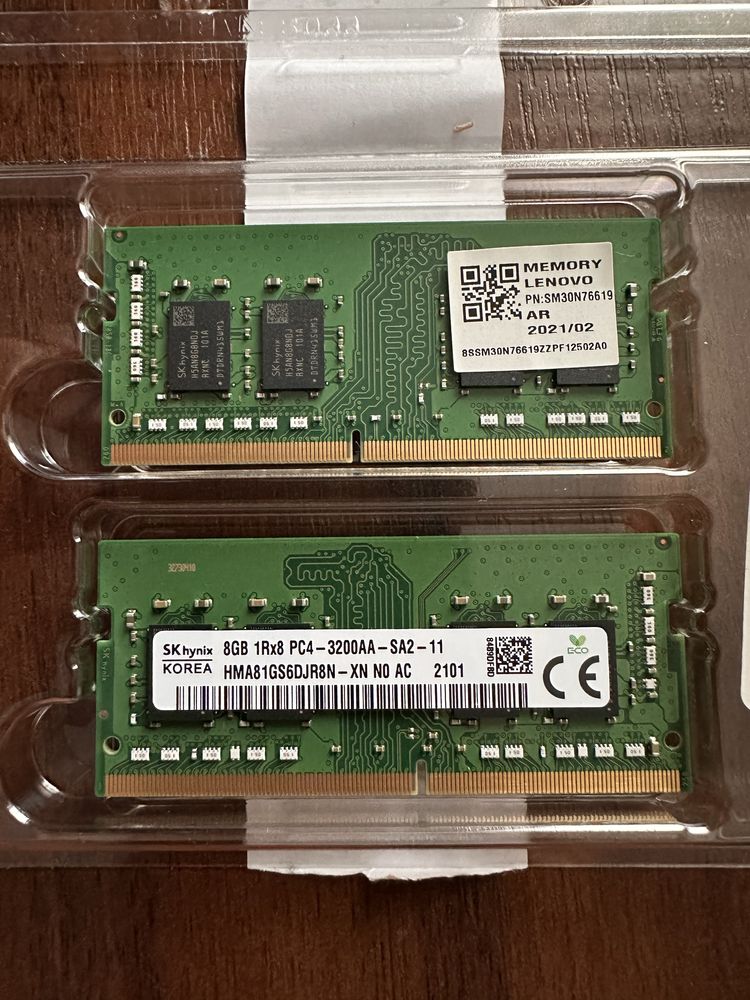 оперативна памʼять DDR4 16GB SODIMM 3200 МГц