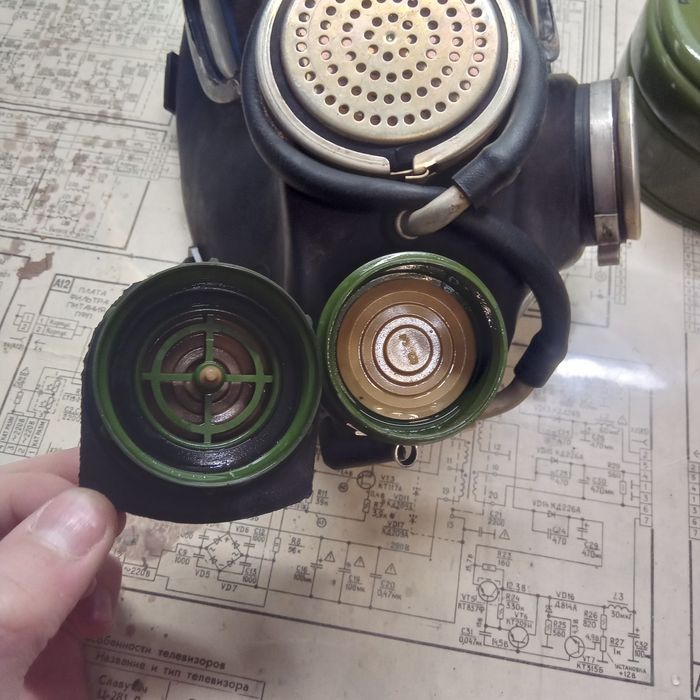 Противогаз пмк-1 1размер с фильтром