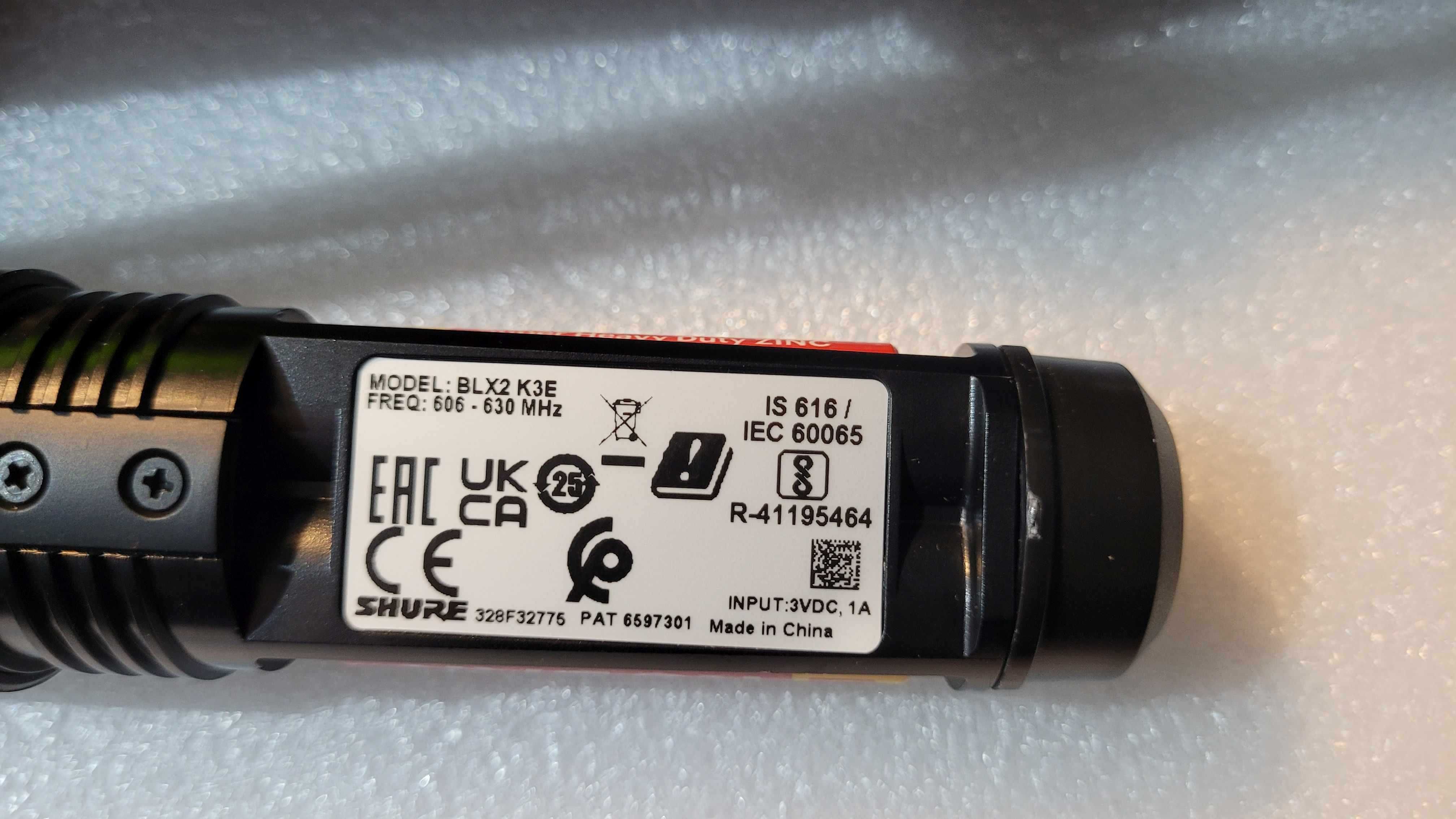 Shure ULXP4 + BLX2 zestaw bezprzewodowy stan bdb
