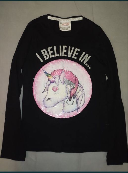 Трикотажная кофта с единорогом