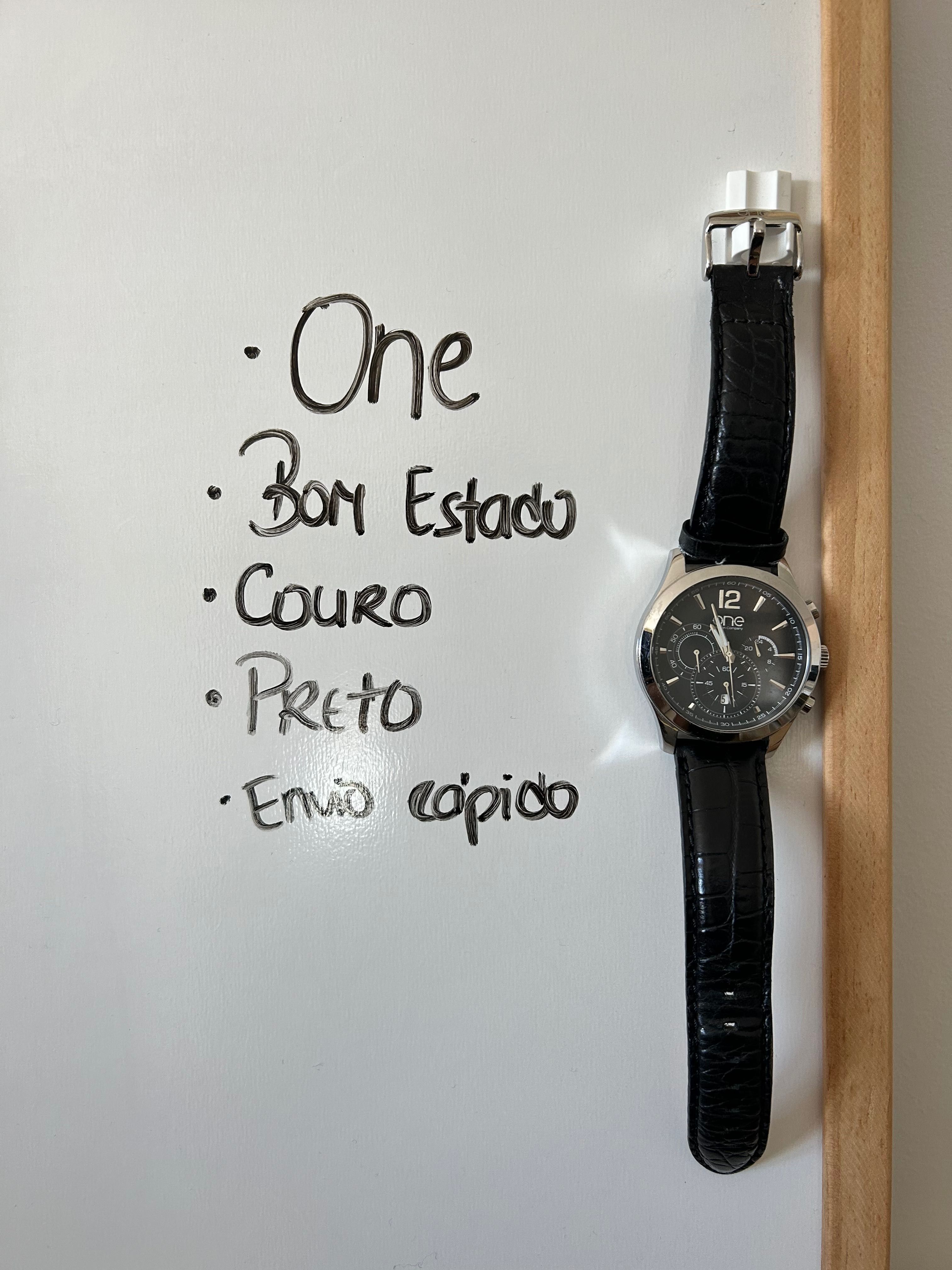 Relógio One - Bracelete Couro