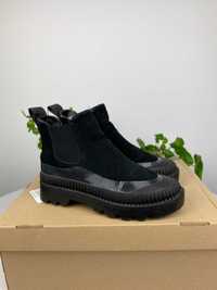 czarne buty botki pepe jeans london r. 37