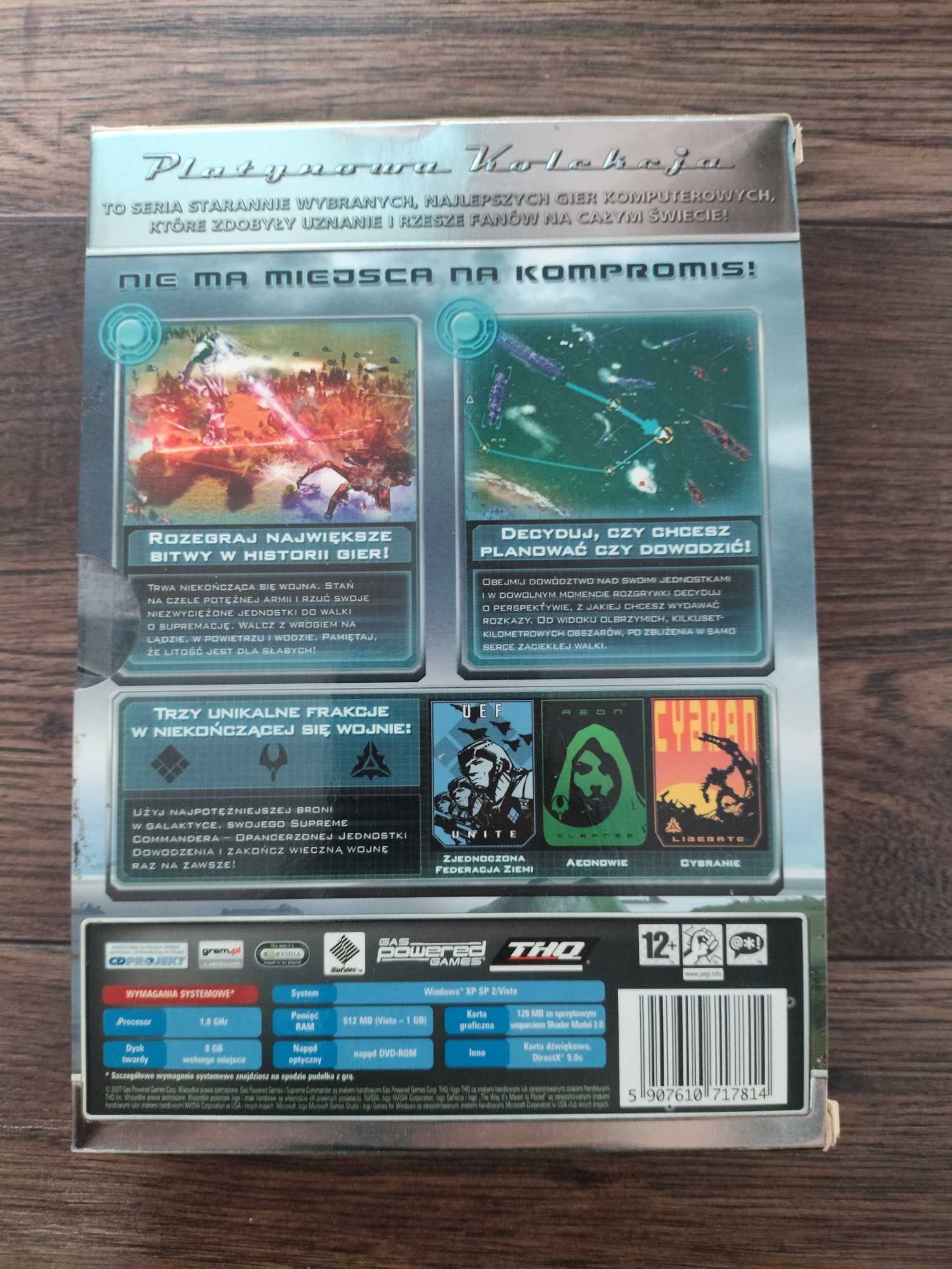 Supreme Commander Gra PC Płyta - Nieużywana