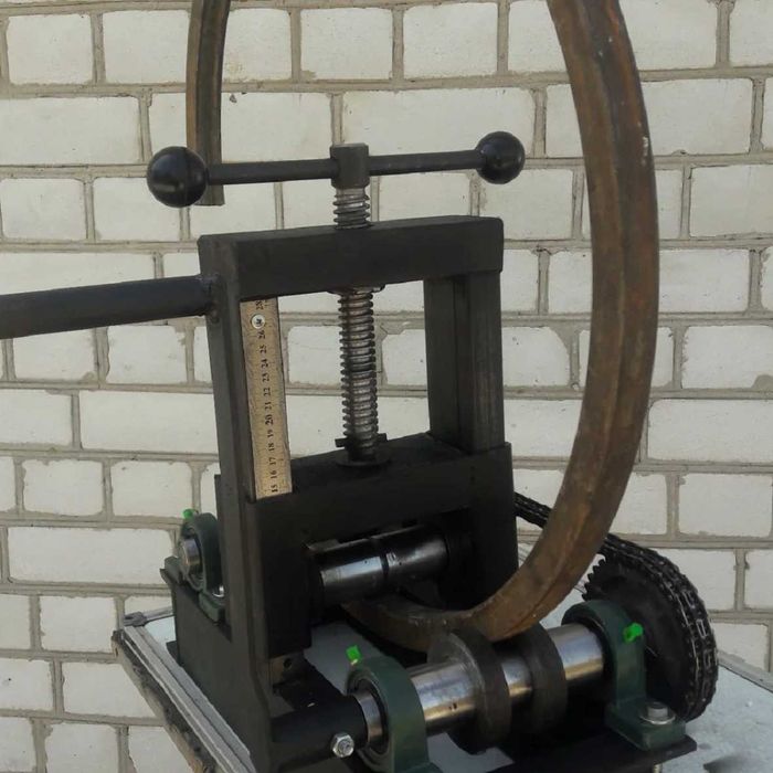 Профилегиб ручной до 80х80х2 мм трубогиб усиленный с резьбой