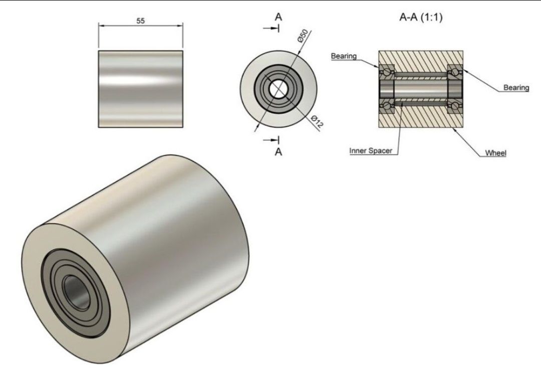 Rodas de Contacto de Alumínio p Lixadeira - Belt Grinder Wheels