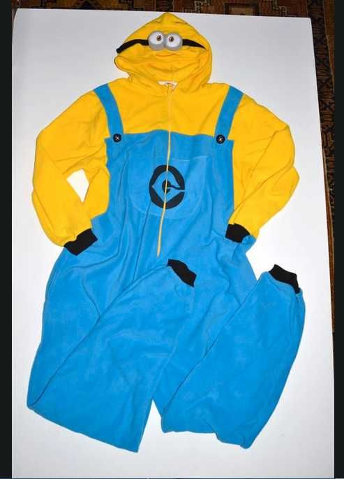 16^ Minionek Minions polarowy strój przebranie piżama M/L