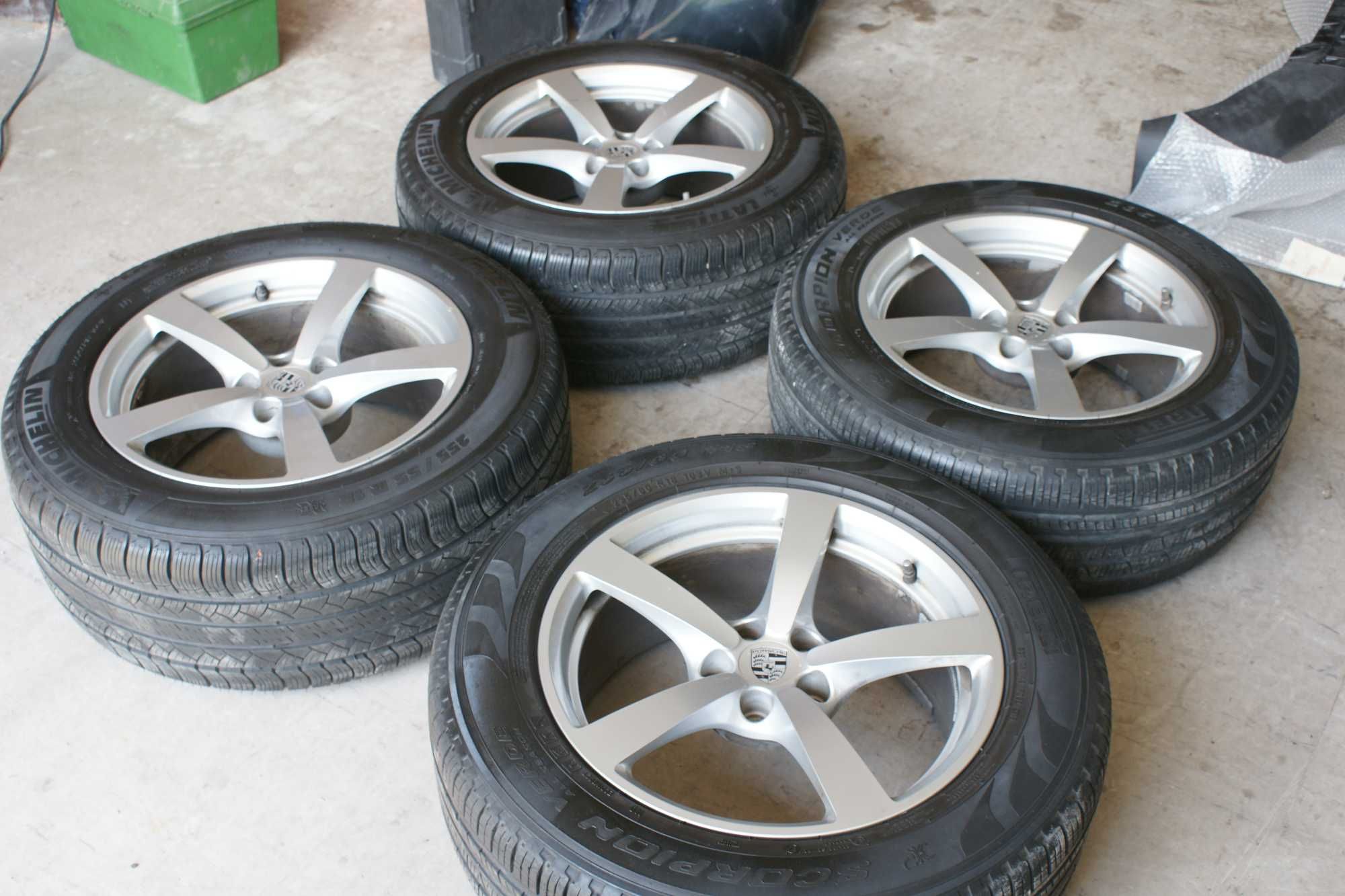 4x Alufelgi alu Porsche Macan 95B 8/9J 5x112 18 cali 235/60 255/55R18
