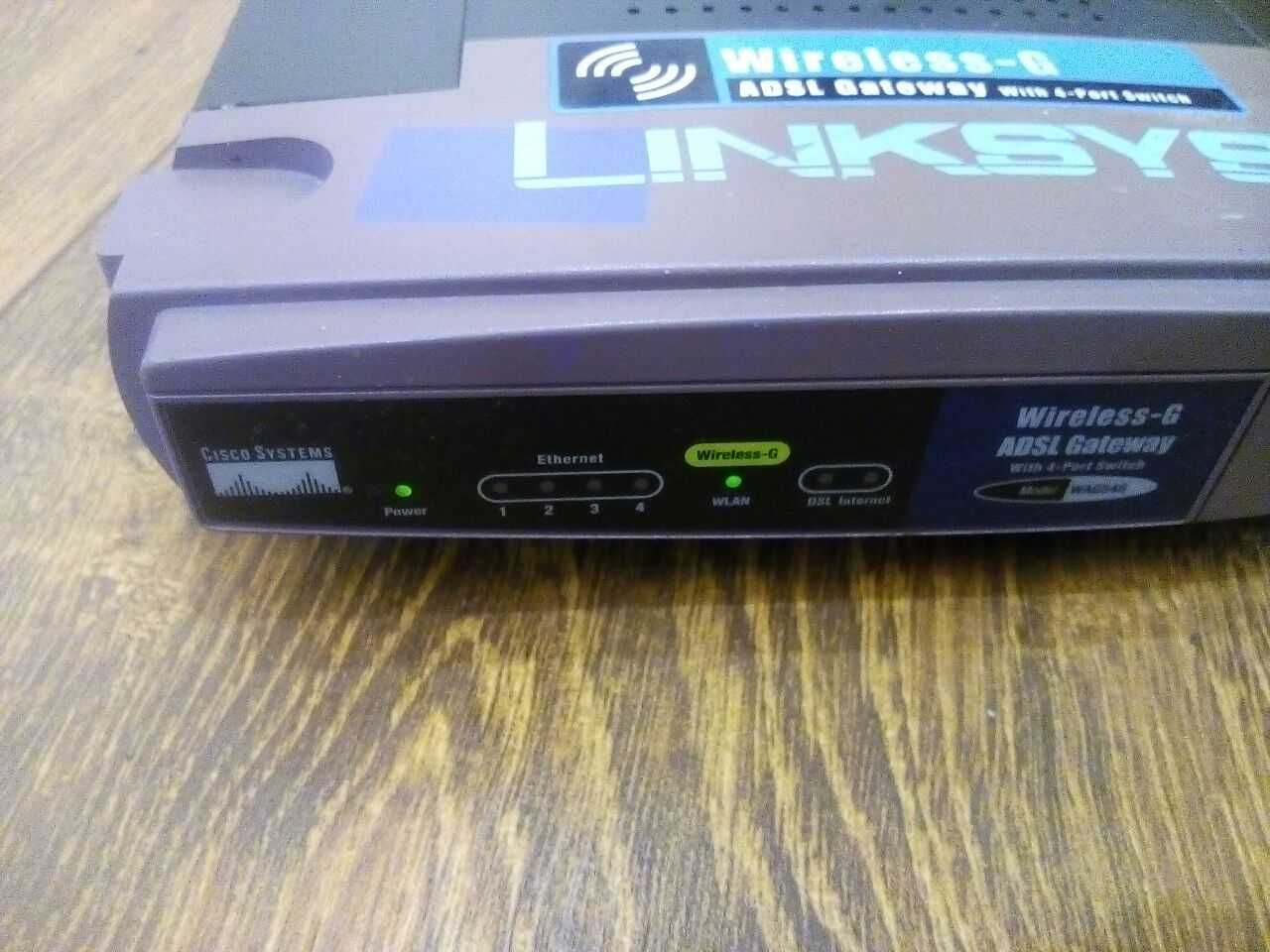 Професійний Wi-Fi Роутер Linksys WAG54G (Cisco) під Укртелеком (ADSL)