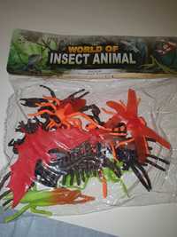 World of  insert Animal 12szt owady biedronka mrowka skorpion pajak