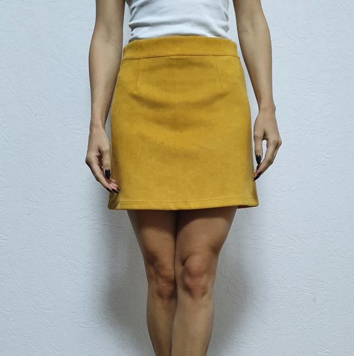 Замшевв спідниця