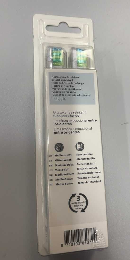 Philips HX9004 biała końcówka – kompatybilne ze szczoteczkami