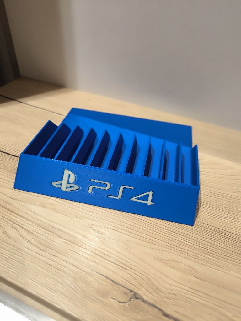 Stojak podstawka na gry Ps4 napis fluorescencyjny