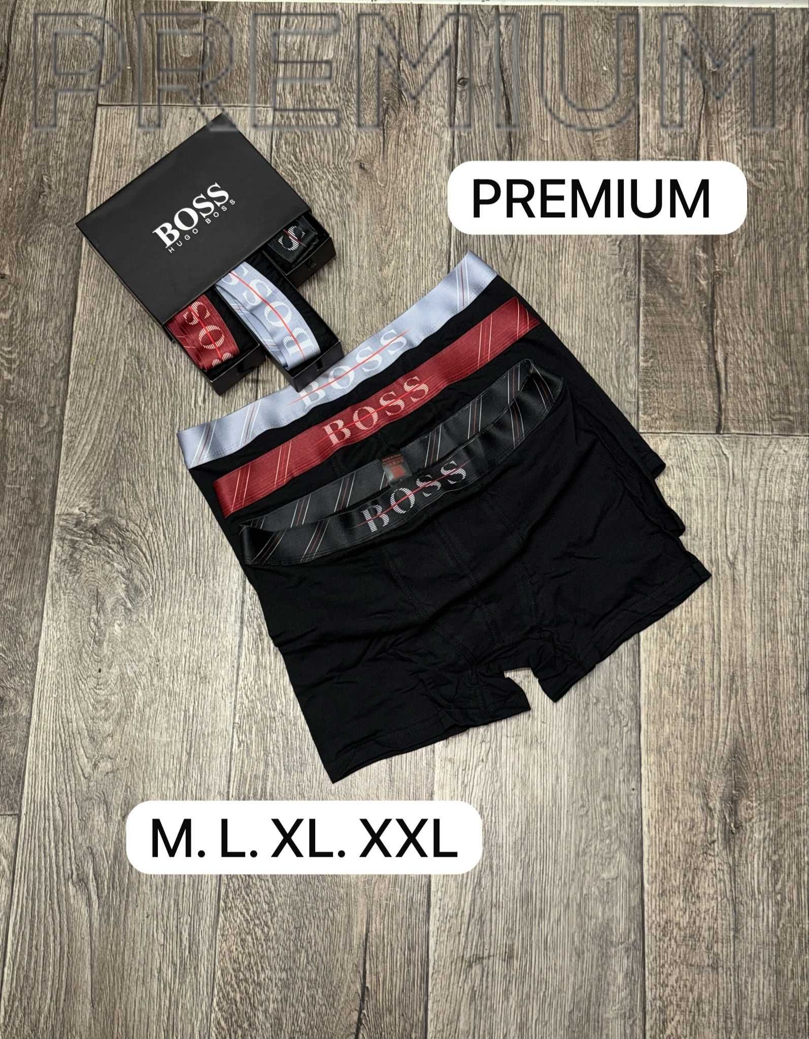 Premium Zestaw komplet 3pak tommy hilfiger bokserki meskie hugo boss