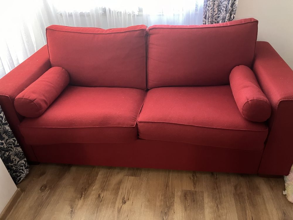 Sofa dwuosobowa stelaż włoski - do spania codziennego