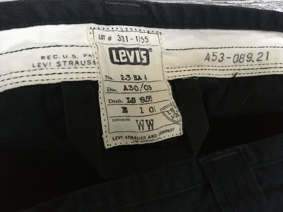 Czarne bojówki LEVIS