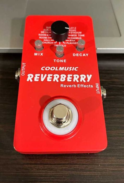 Педаль ефектів Coolmusic Reverberry (16 ефектів)