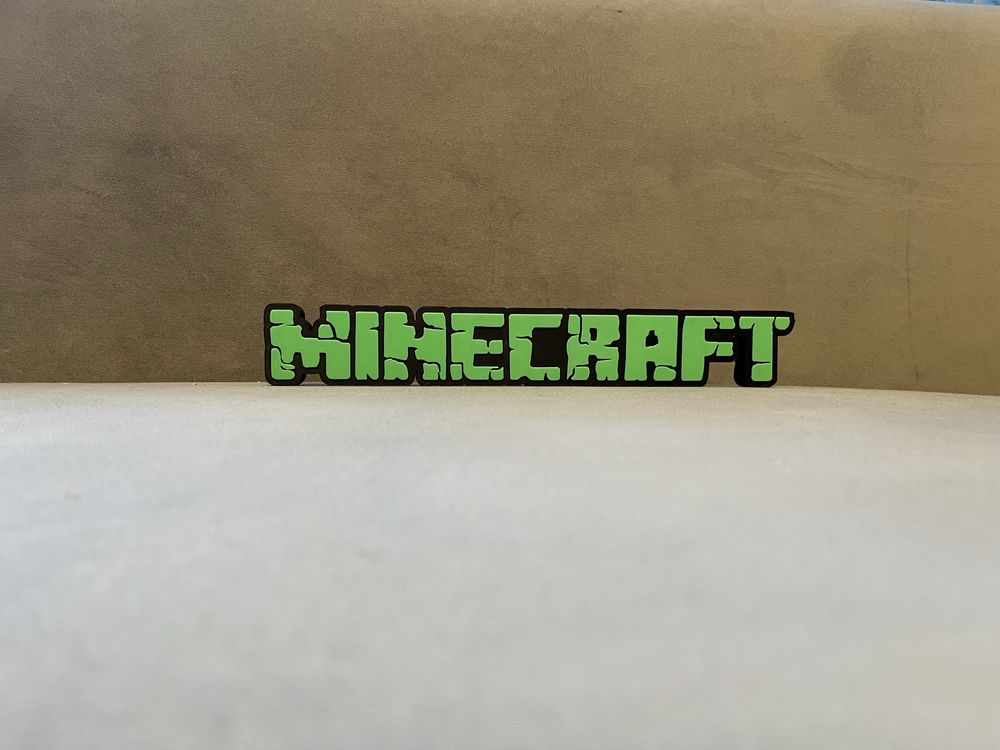 Napis MINECRAFT logo