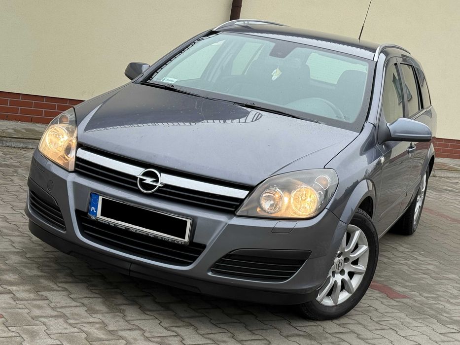 Opel Astra H Kombi 2006r. 1.6 Benzyna Klima Półskóry Alu HAK Zadbana !