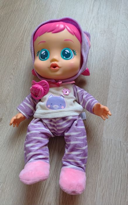 Lalka interaktywna cry babies duża