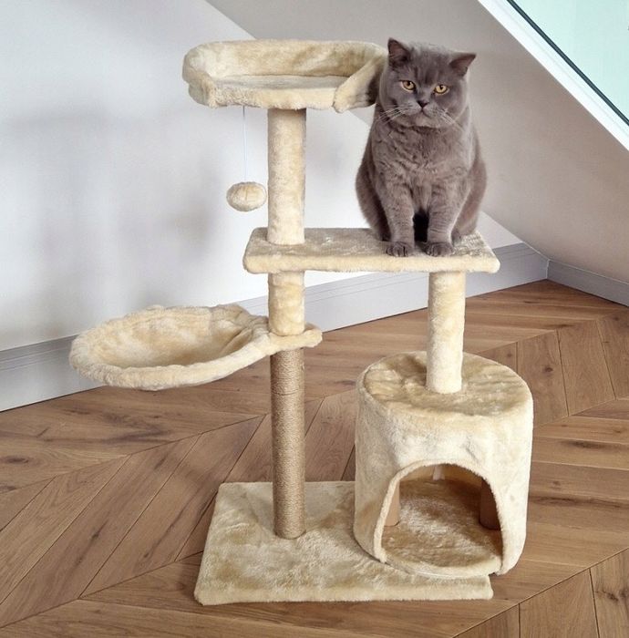 Drzewko Do Wspinaczki Legowisko NOWY Drapak Dla Kota Do Drapania