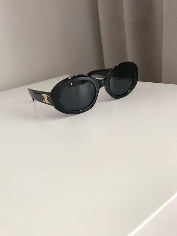 Nowe piękne okulary przeciwsloneczne okrągłe inspo celine