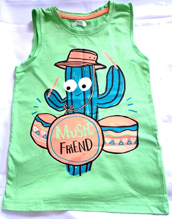 Koszulka bez rękawów r.134