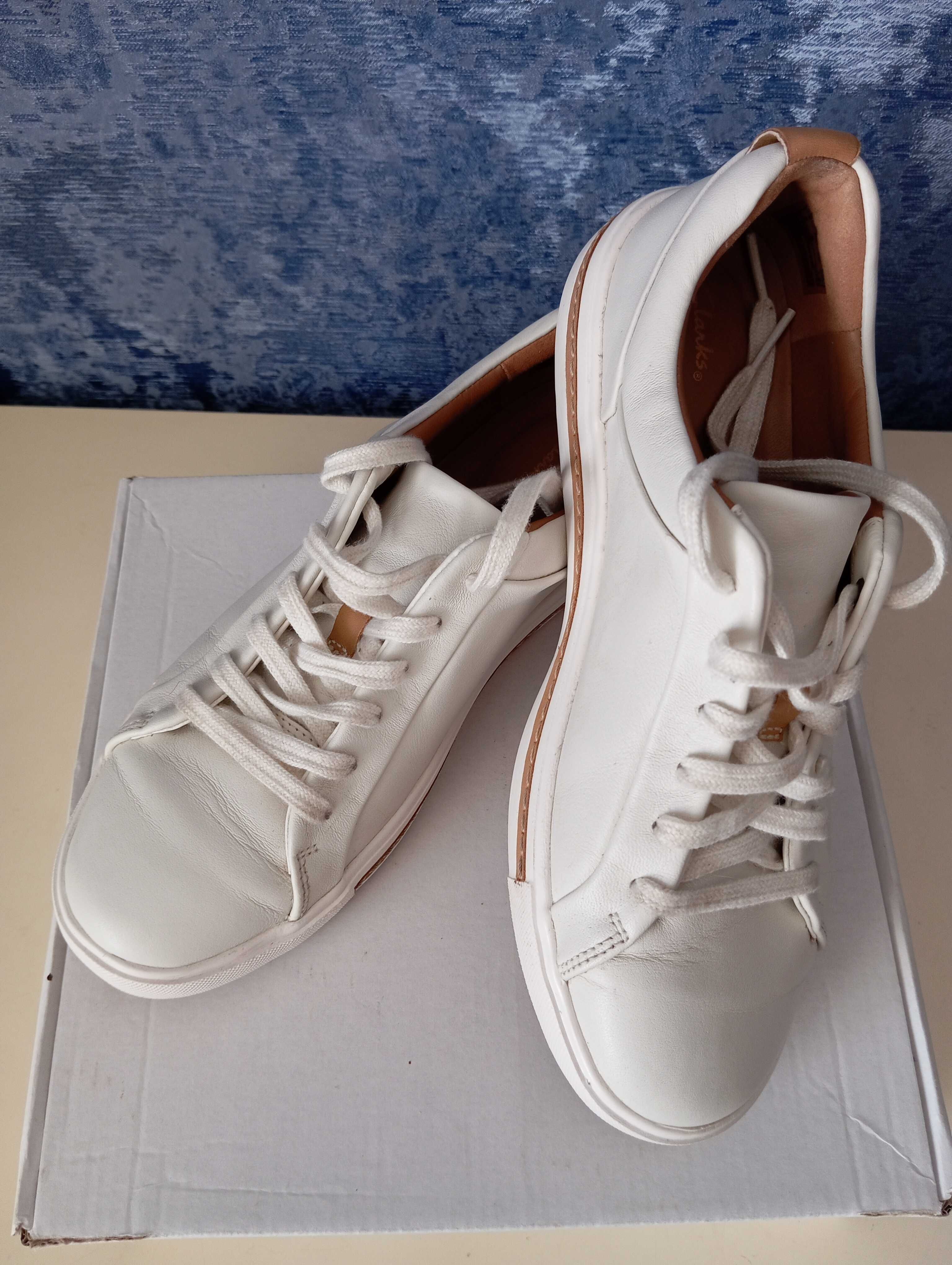 Сникерcы Un Maui Lace, кожаные кроссовки Clarks, размер 35,5