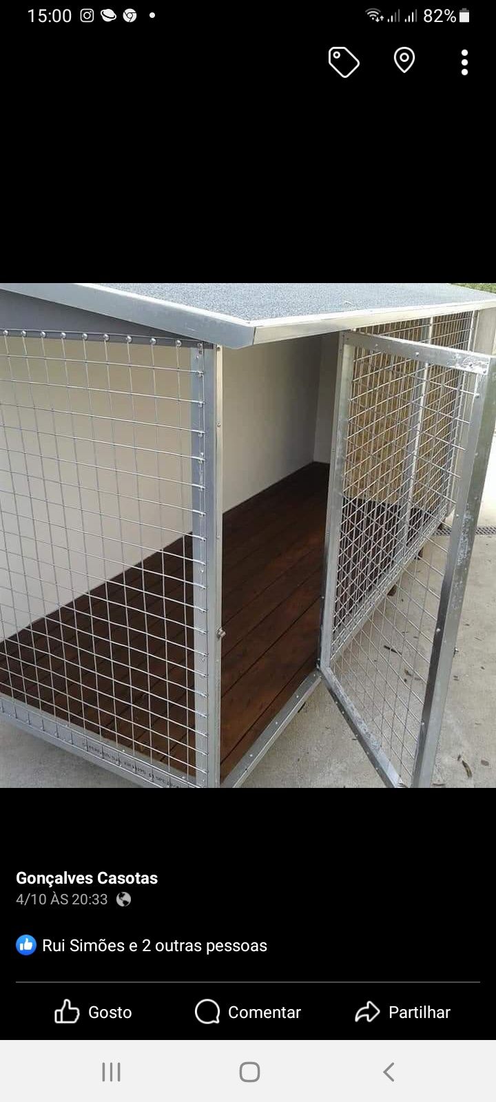 Abrigo Casota para animais domésticos