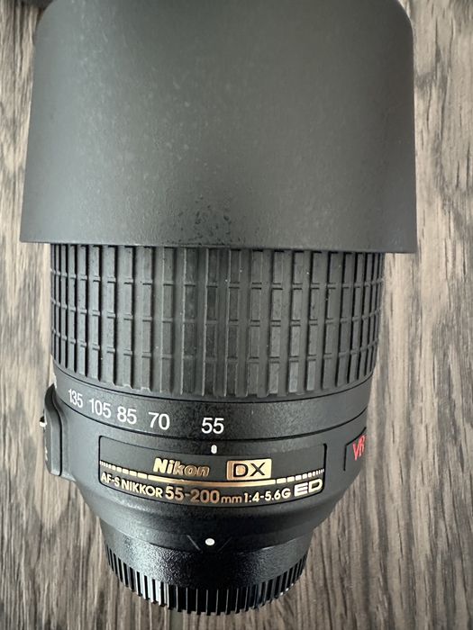 Objetiva Nikon 55/200mm (nunca usada)