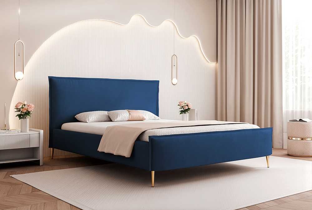 Łóżko tapicerowane CANDY SLIM z pojemnikiem na pościel DARMOWA DOSTAWA