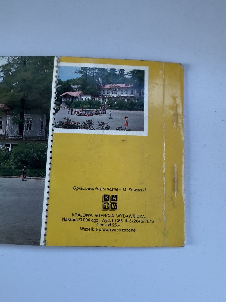 Szczawnica Krościenko pocztówki album 1978 rok