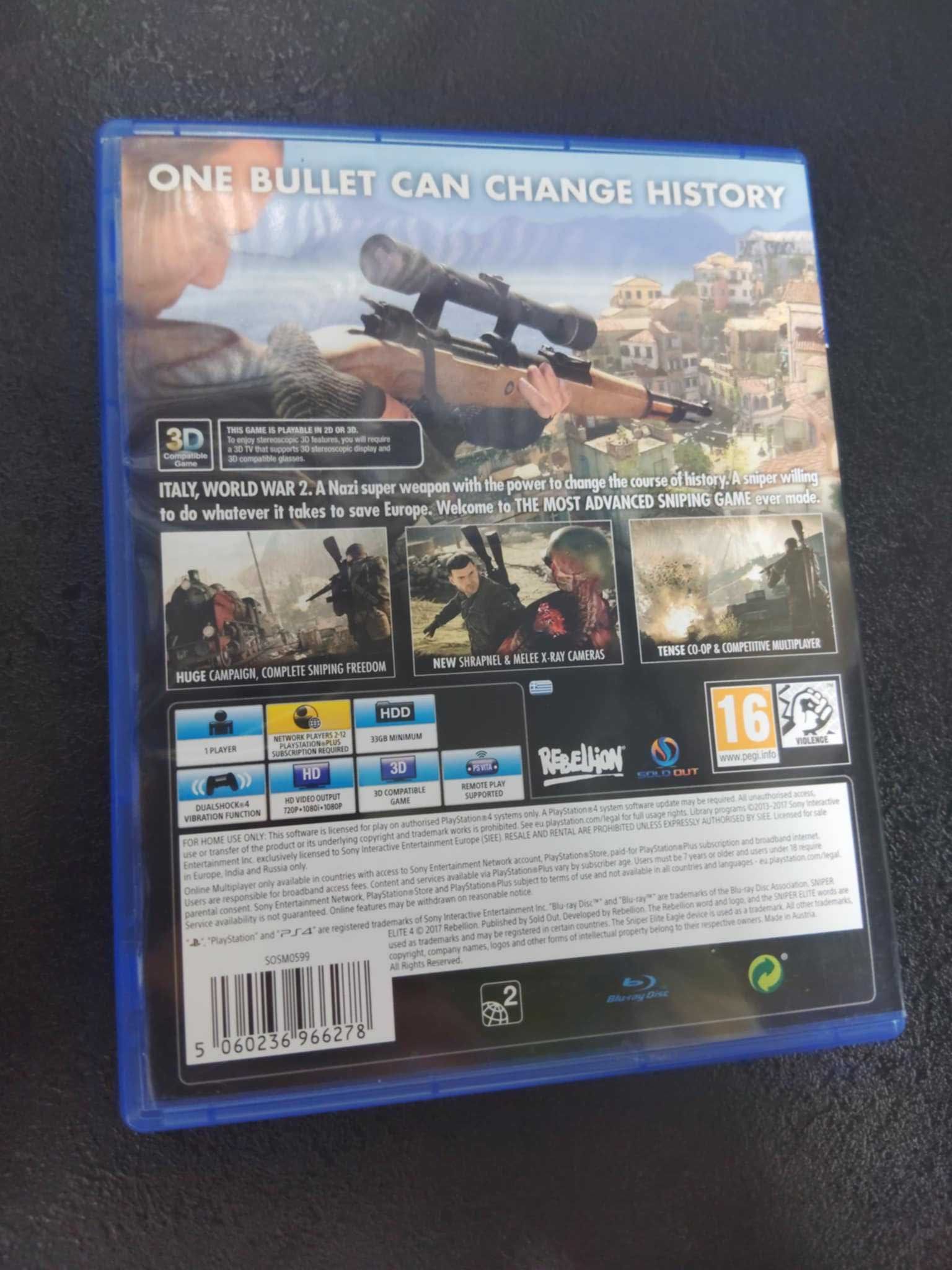 Sniper Elite 4 PS4 Polskie napisy są w grze