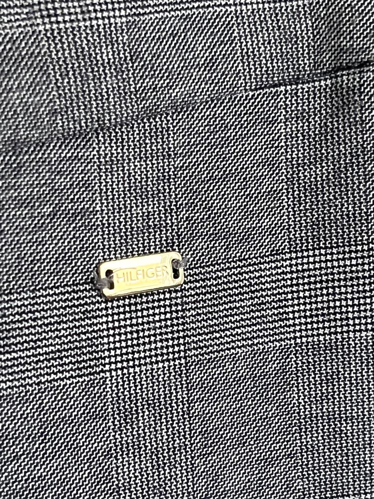 Eleganckie spodnie w kratkę Tommy Hilfiger