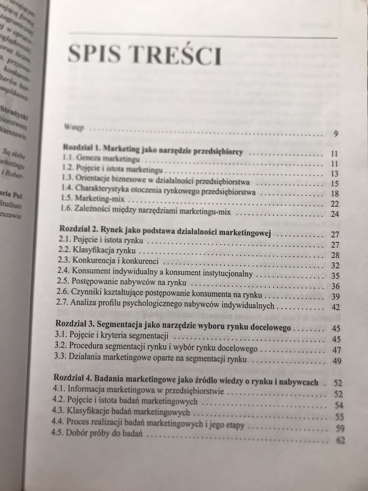 Podstawy marketingu - podr. A Nowacka, R Nowacki - dedykacja, autograf