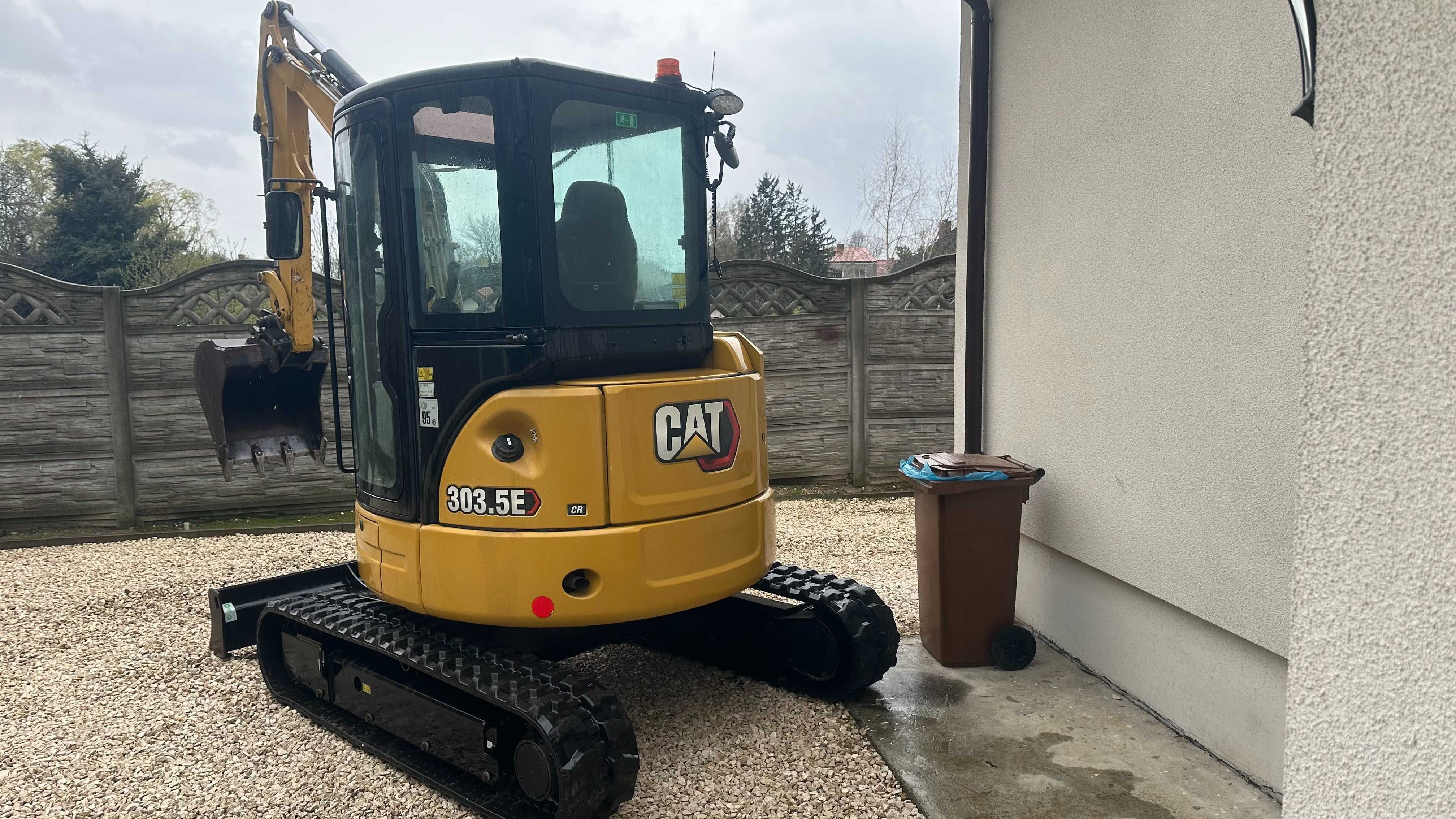 Koparka Cat 303.5 E CR JAK NOWA!!