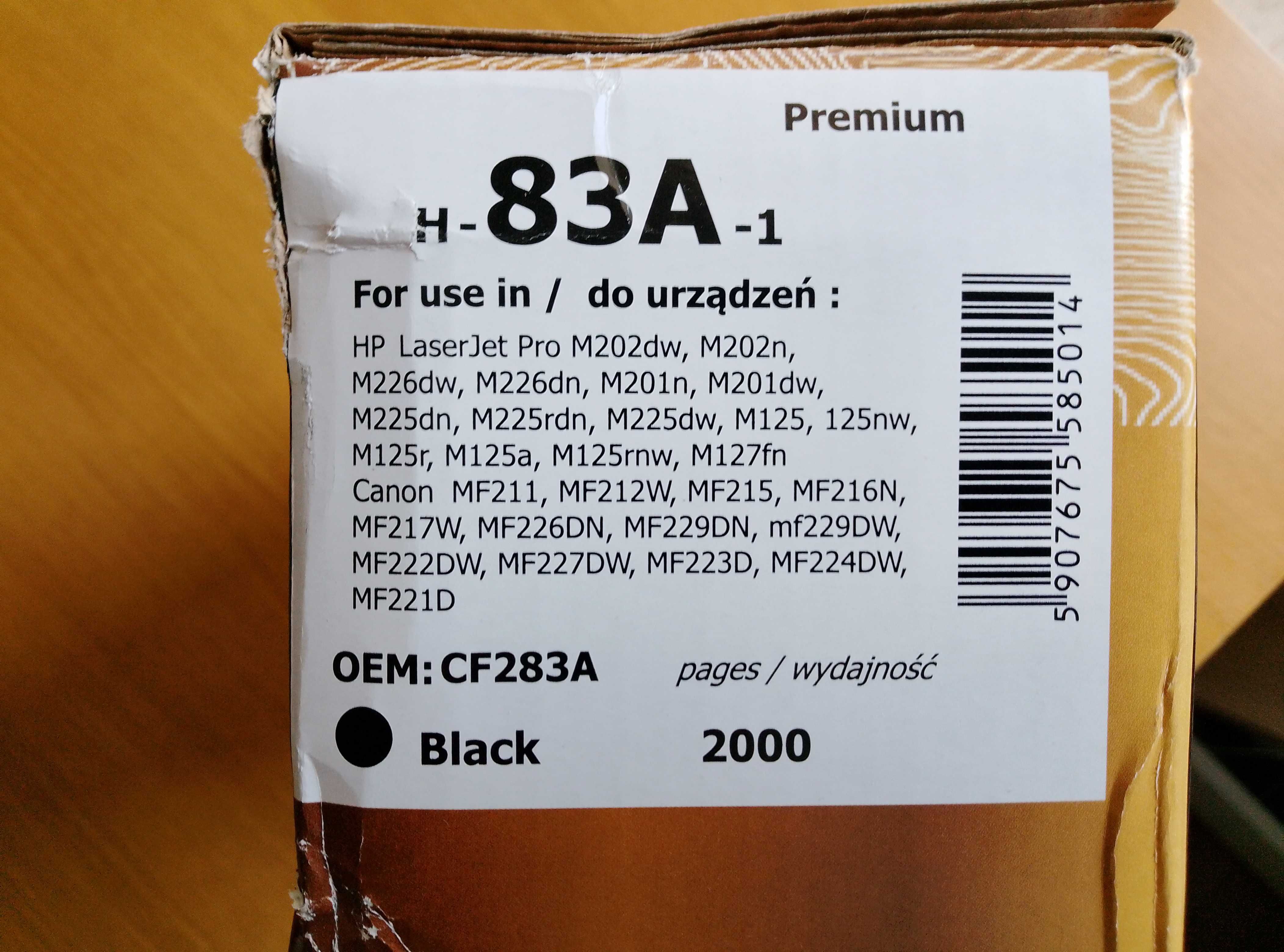 Toner H-83A-1 do drukarek HP