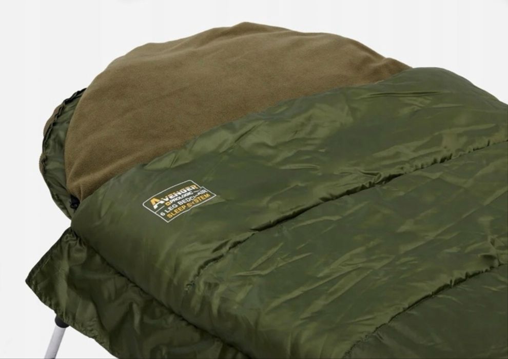 Łóżko karpiowe Prologic Avenger + śpiwór, użyte 4 razy, stan bdb