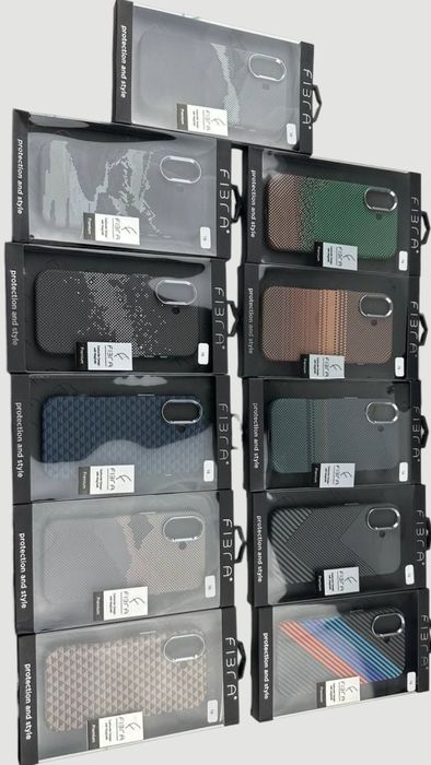 Чохол карбон з малюнками iPhone 17 Pro Max айфон про макс чорний