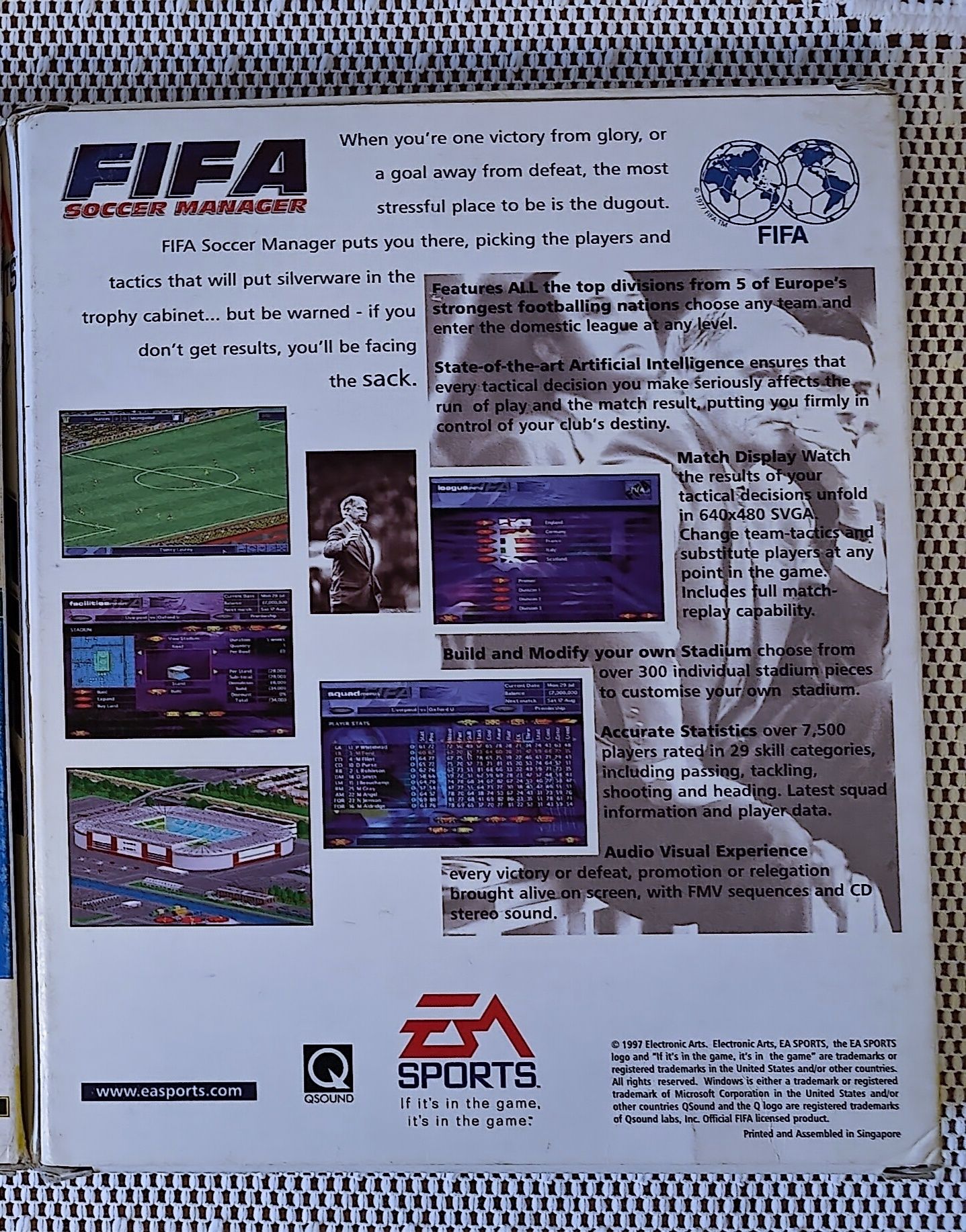 FIFA Soccer Manager PC Big Box pudełko Wrocław