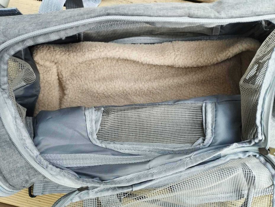 torba transportowa transporter OCMCMO składana dla kota lub psa