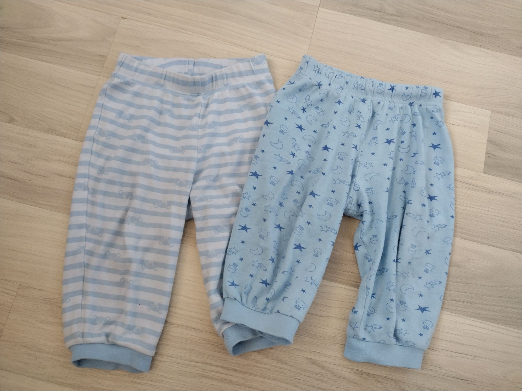 Spodnie od piżamy r. 80 (2 sztuki)
