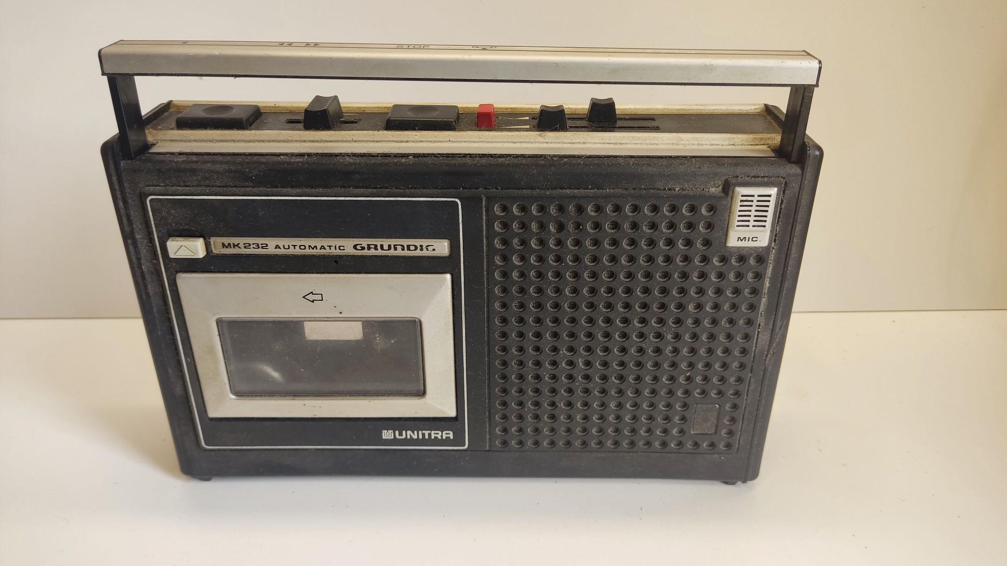 PRL Magnetofon UNITRA Grundig MK 232 automatic Radio Kasety Vintage